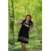 Embroidered dress "Contrasts Mini"